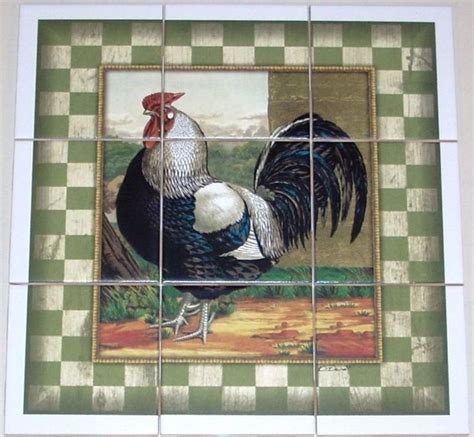 chicken ceramic tiles